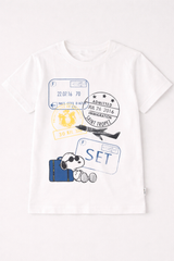 Camiseta de manga corta Peanuts B LS Level 2 Graphic Birch PEANUTS349