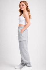 Jogger Para Mujer Aero Girls Knit Pants Other Light Heather Grey 2299