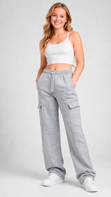 Jogger Para Mujer Aero Girls Knit Pants Other Light Heather Grey 2299