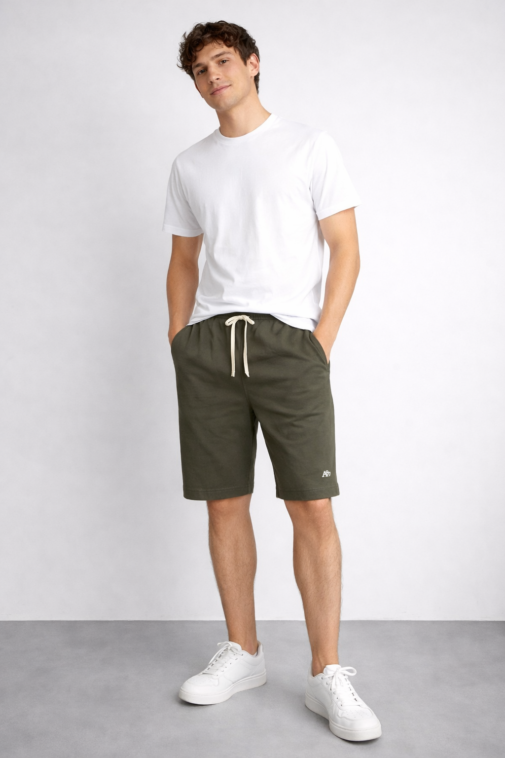 Bermuda Para Hombre Aero BC Shorts Olivine 4238