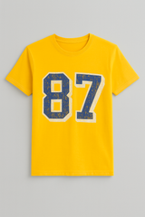 Camiseta Para Hombre Aero Level 1 Graphic Tees Brigth Gold 6216