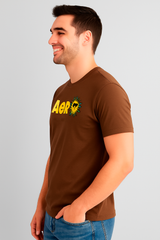Camiseta Para Hombre Aero Level 2 Graphic Tees Coffy Rack 6135