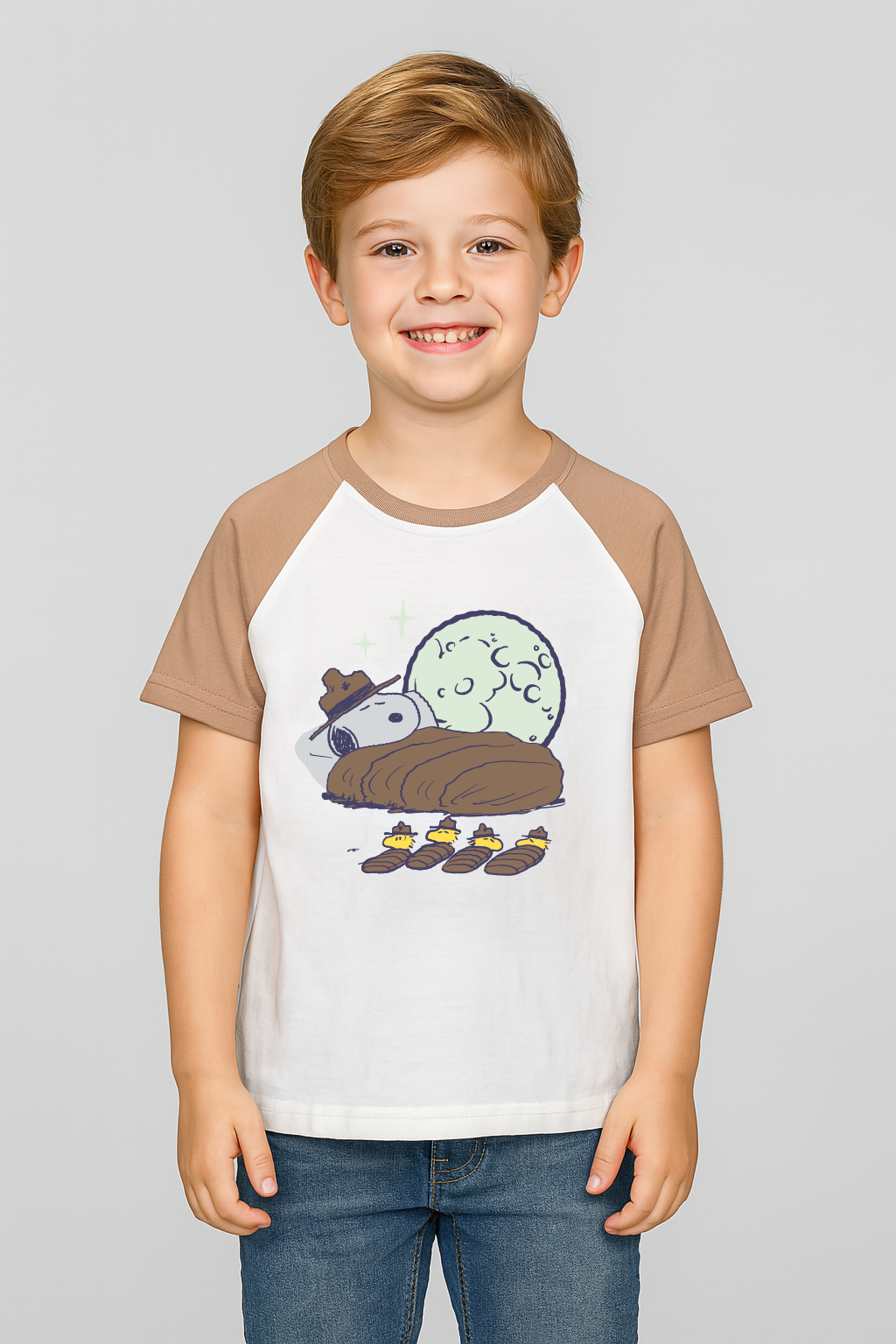Camiseta de manga corta Kids Aero B Level 2 SS Tofu PEANUTS164 / PRENDA BRILLA EN LA OSCURIDAD