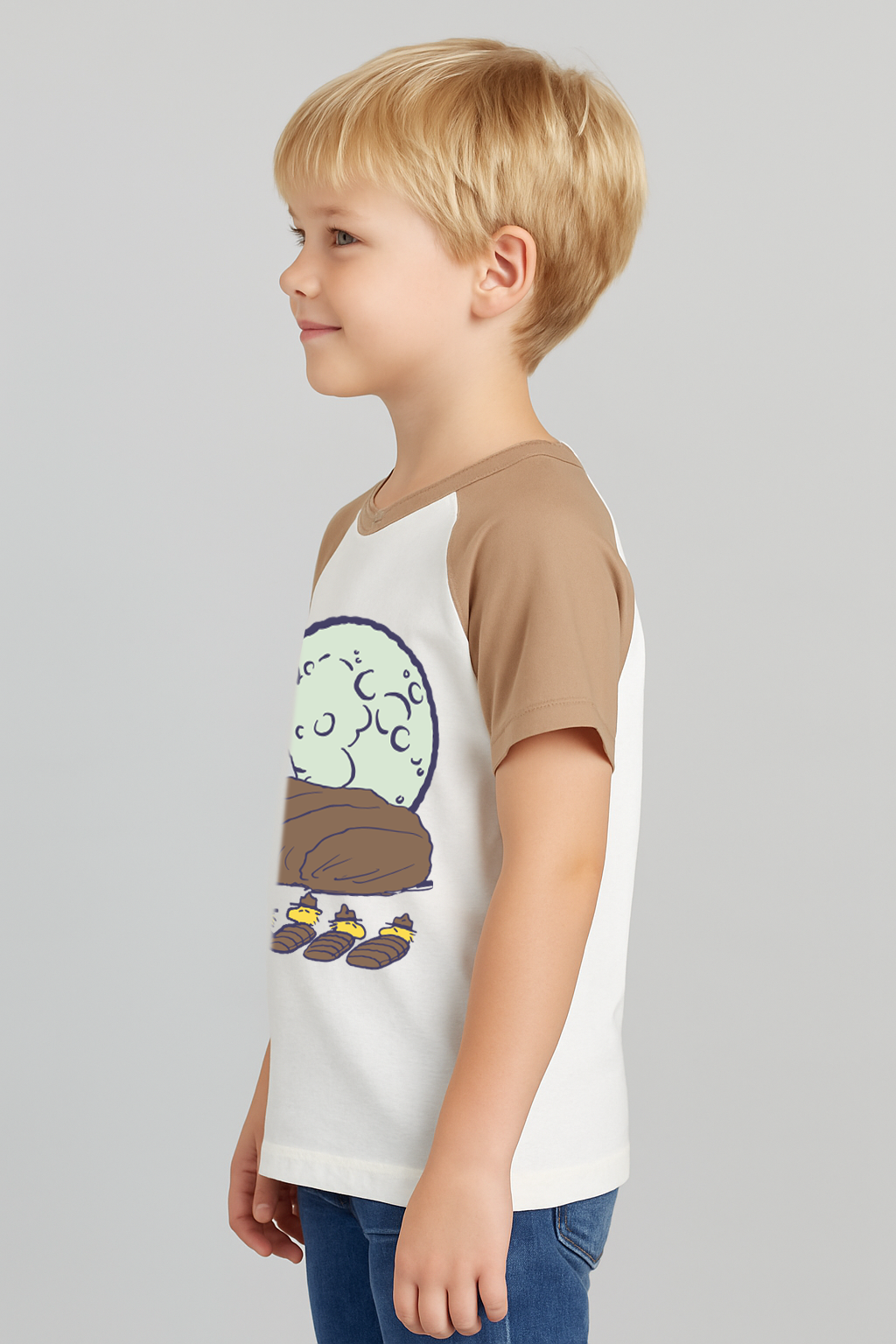 Camiseta de manga corta Kids Aero B Level 2 SS Tofu PEANUTS164 / PRENDA BRILLA EN LA OSCURIDAD
