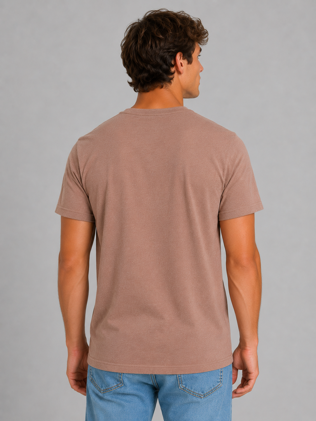 Camiseta Para Hombre Aero Guys SS Tees Mocha Mousse 4240