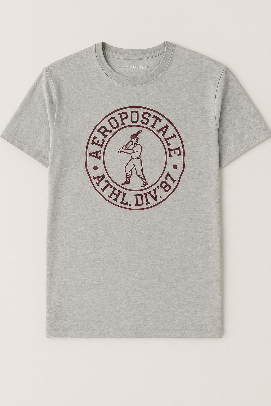 Camiseta Para Hombre Aero Level 2 Graphic Tees Ligth Heather Grey 6165