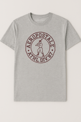 Camiseta Para Hombre Aero Level 2 Graphic Tees Ligth Heather Grey 6165