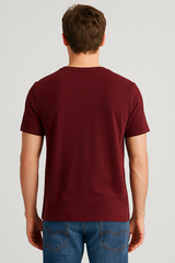 Camiseta Para Hombre Aero Guys SS Tees Raspberry Red 4240