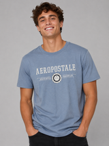 Camiseta Para Hombre Aero Level 1 Graphic Tees Suede Blue 6206