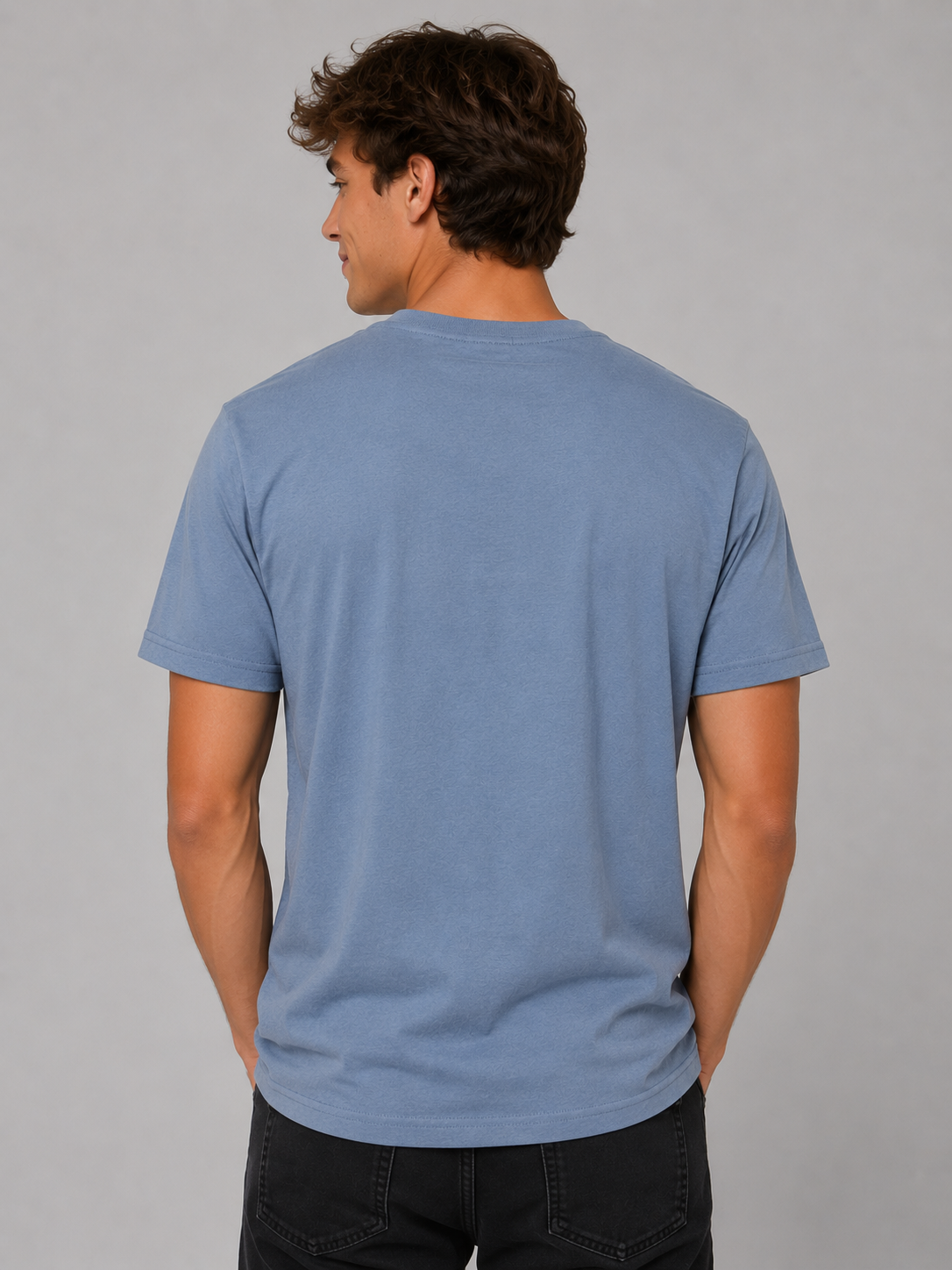 Camiseta Para Hombre Aero Level 1 Graphic Tees Suede Blue 6206