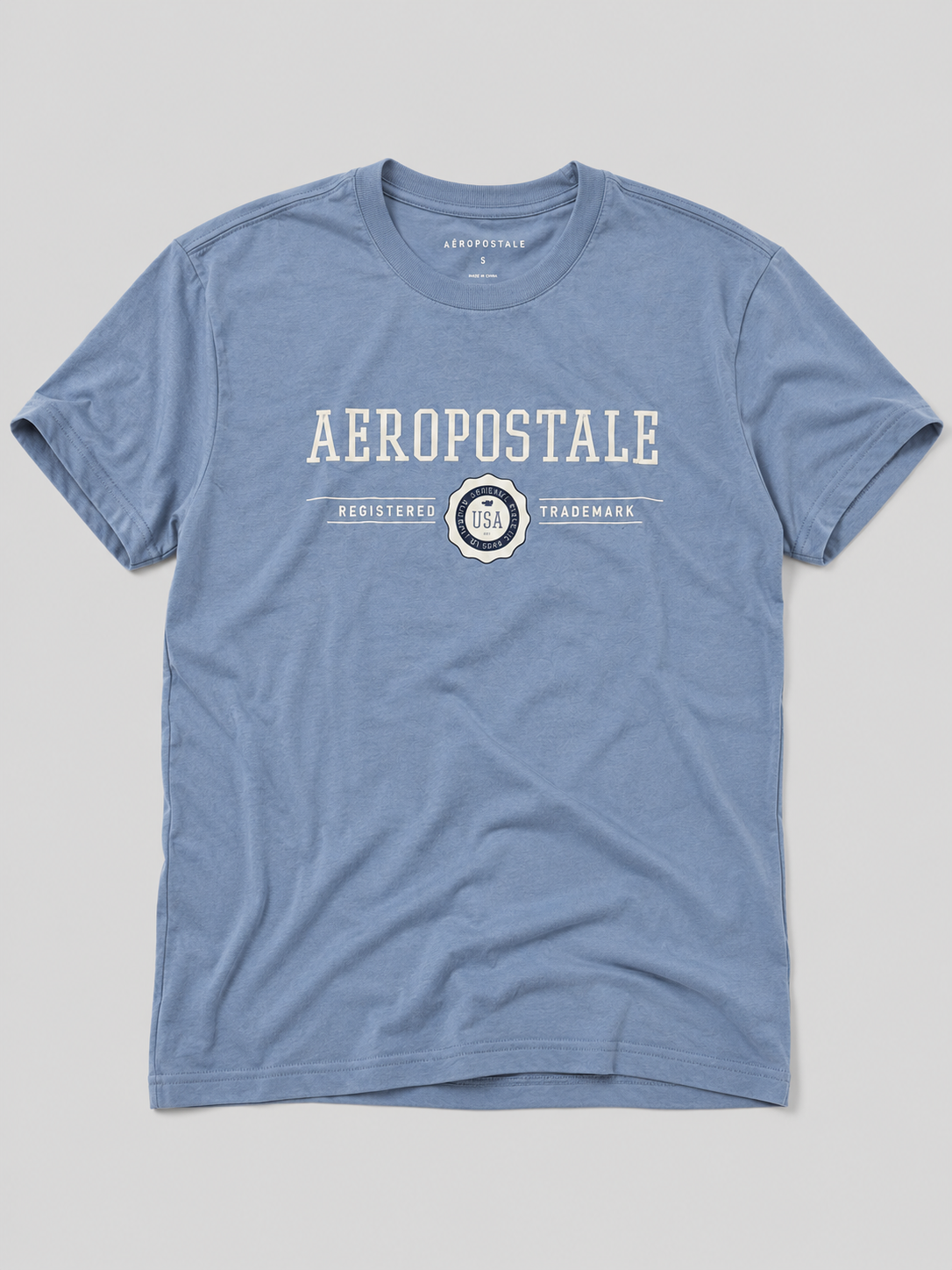 Camiseta Para Hombre Aero Level 1 Graphic Tees Suede Blue 6206