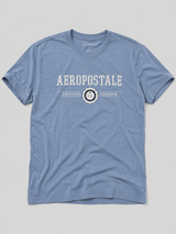 Camiseta Para Hombre Aero Level 1 Graphic Tees Suede Blue 6206