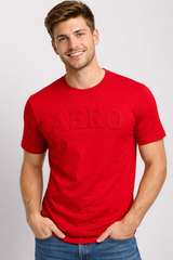 Camiseta Para Hombre Aero Level 2 Graphic Tees True Red 6077