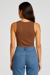 Top para Mujer Aero Core Other Bare Hot Chocolate 1579