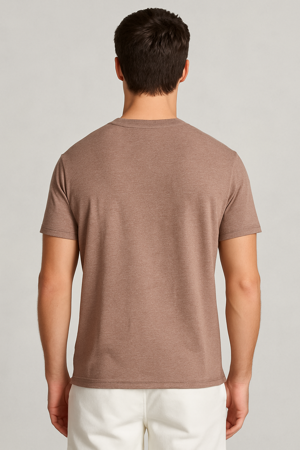 Camiseta Para Hombre Aero BC SS Knits Mocha Mousse 4225