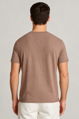 Camiseta Para Hombre Aero BC SS Knits Mocha Mousse 4225
