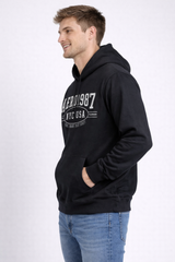 Buzo Para Hombre Aero Guys Popover Hoodies Dark Black 9149