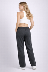 Jogger Para Mujer Aero Girls Knit Pants Charcoal Heather Grey 3692