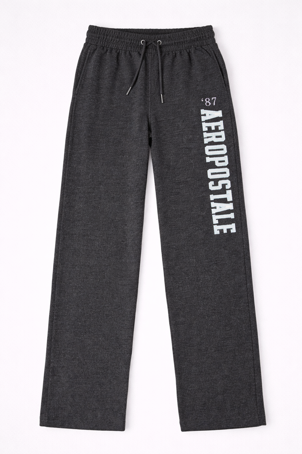 Jogger Para Mujer Aero Girls Knit Pants Charcoal Heather Grey 3692