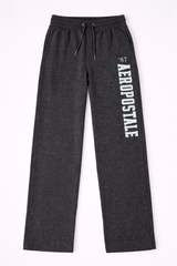 Jogger Para Mujer Aero Girls Knit Pants Charcoal Heather Grey 3692