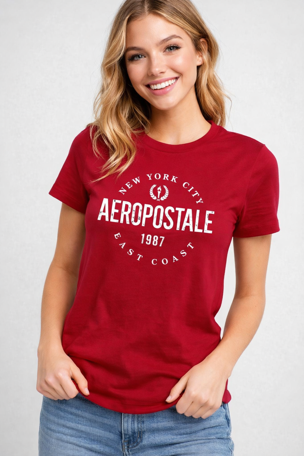 Camiseta Para Mujer Aero Graphic Level 2 Poppy Red 6851