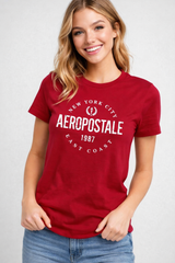 Camiseta Para Mujer Aero Graphic Level 2 Poppy Red 6851