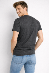 Camiseta Para Hombre Aero Level 2 Graphics Tees Charcoal Heather Grey 6140