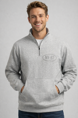 Buzo Para Hombre Aero Guys Fleece Other Light Heather Grey 2188