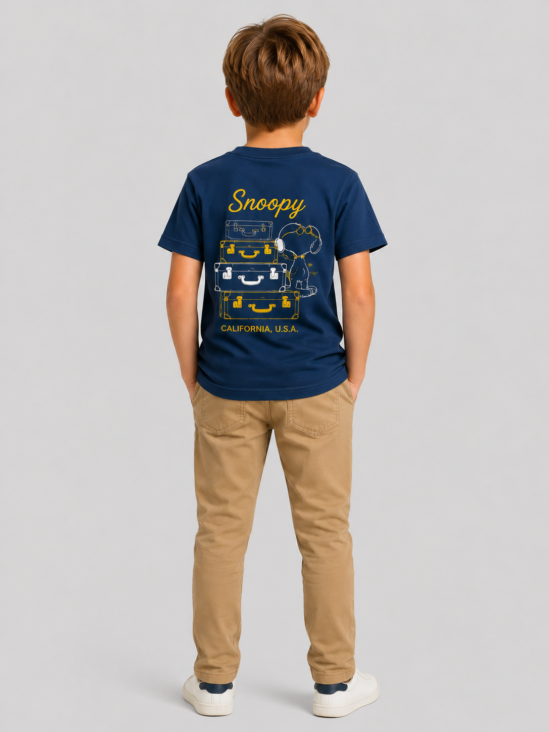 Camiseta de manga corta Peanuts B LS Level 2 Graphic Celestial Relax PEANUTS348
