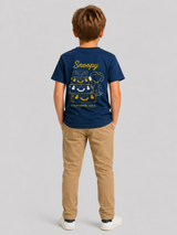 Camiseta de manga corta Peanuts B LS Level 2 Graphic Celestial Relax PEANUTS348