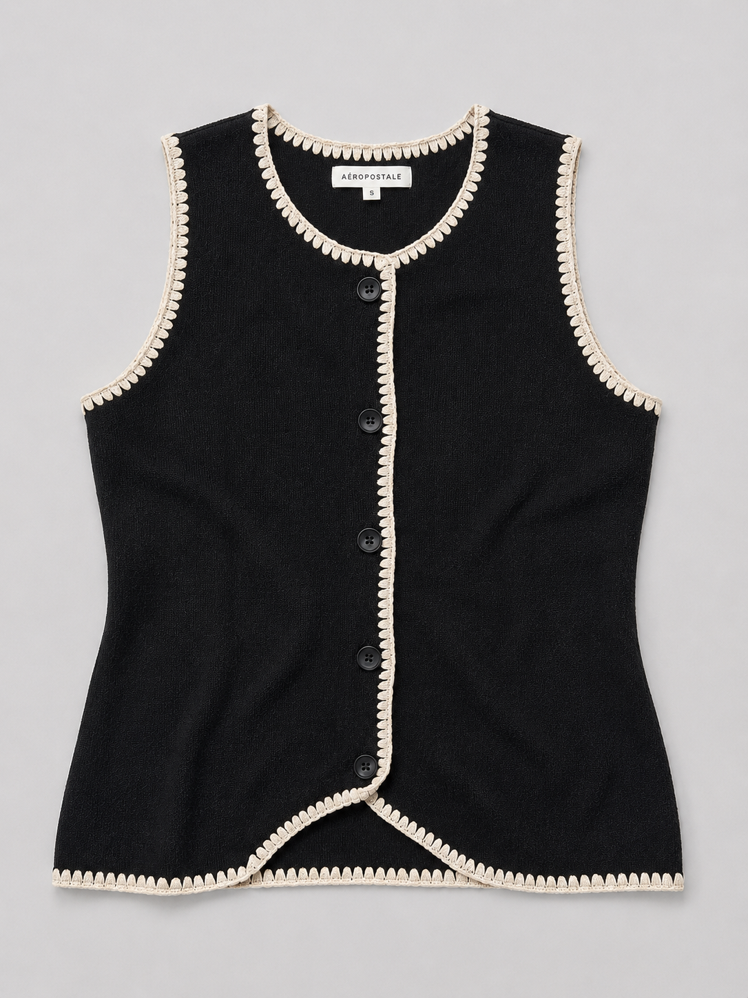 Top Para Mujer Aero Girls Vests Dark Black 3769