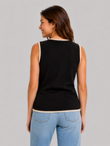 Top Para Mujer Aero Girls Vests Dark Black 3769