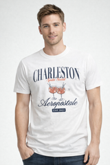 Camiseta Para Hombre Aero Guys Fashion Graphics Egret 1705