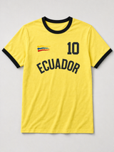 Camiseta Para Hombre Aero Guys Fashion Graphics Ecuador Yellow MUNDI3479