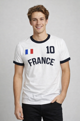 Camiseta Para Hombre Aero Guys Fashion Graphics Francia AL French Blue MUNDI3481