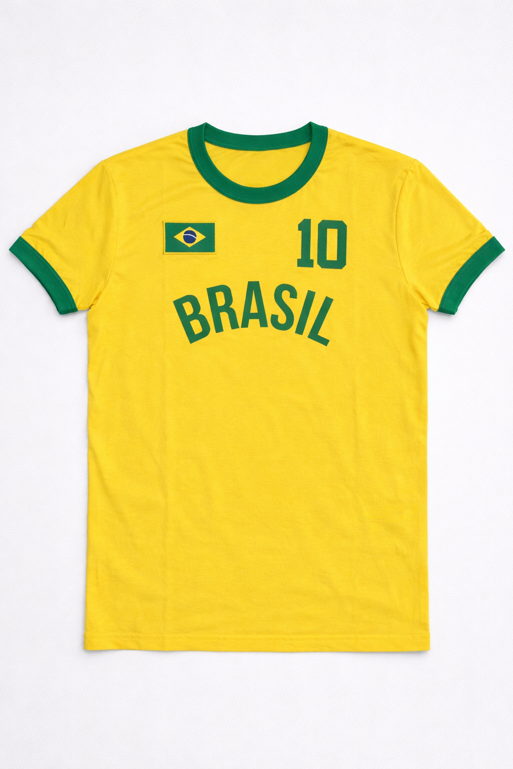 Camiseta Para Hombre Aero Guys Fashion Graphics Brasil AL Yellow MUNDI3484