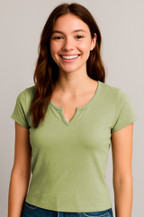 Camiseta Para Mujer Aero Girls Fashion SS Surf Spray 4510