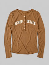 Buzo Para Mujer Aero Girls LS Henley Hot Chocolate 1346