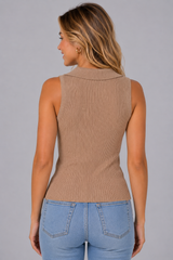 Top Para Mujer Aero Fashion Bate Pattern Egret Slim 3768