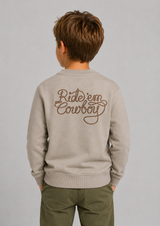 Buzo de manga larga Aero Boys Slvlss Knit Ash Grey PEANUTS0368
