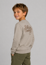 Buzo de manga larga Aero Boys Slvlss Knit Ash Grey PEANUTS0368