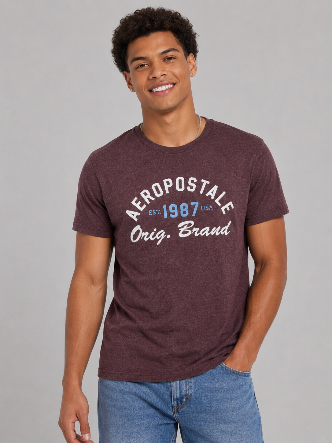 Camiseta para Hombre Aero Level 2 Graphic Tees Port Royale 6234