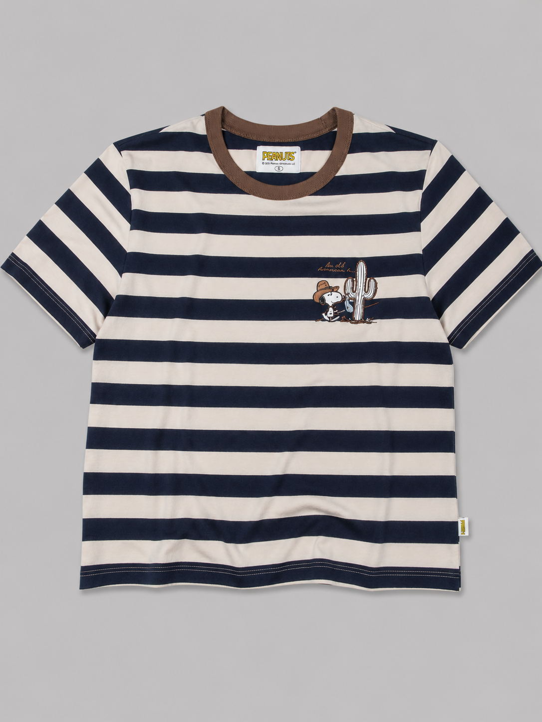 Camiseta Para Mujer Aero Girls Fashion Graphics Cadet Navy Relax PEANUTS0359
