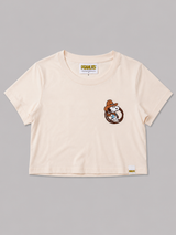 Camiseta Para Mujer Aero Fashion Bare Graphic Tofu Baby Tee PEANUTS0357