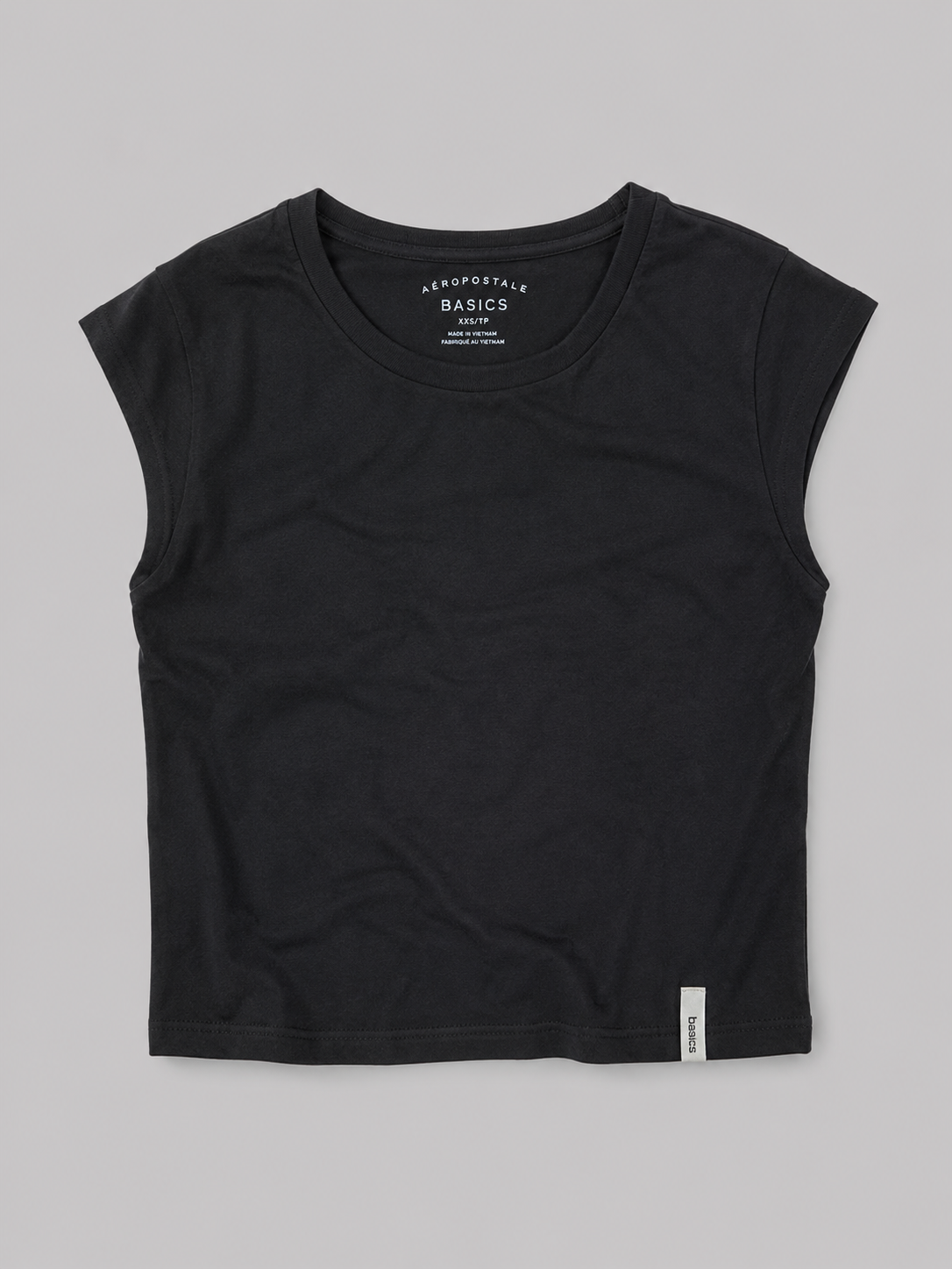 Top Para Mujer Aero Girls Fashion SS Dark Black 2436