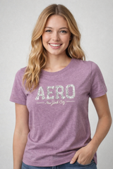 Camiseta Para Mujer Aero Graphic Level 2 Concord Grape 6856