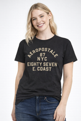 Camiseta Para Mujer Aero Graphic Level 2 Dark Black 3924