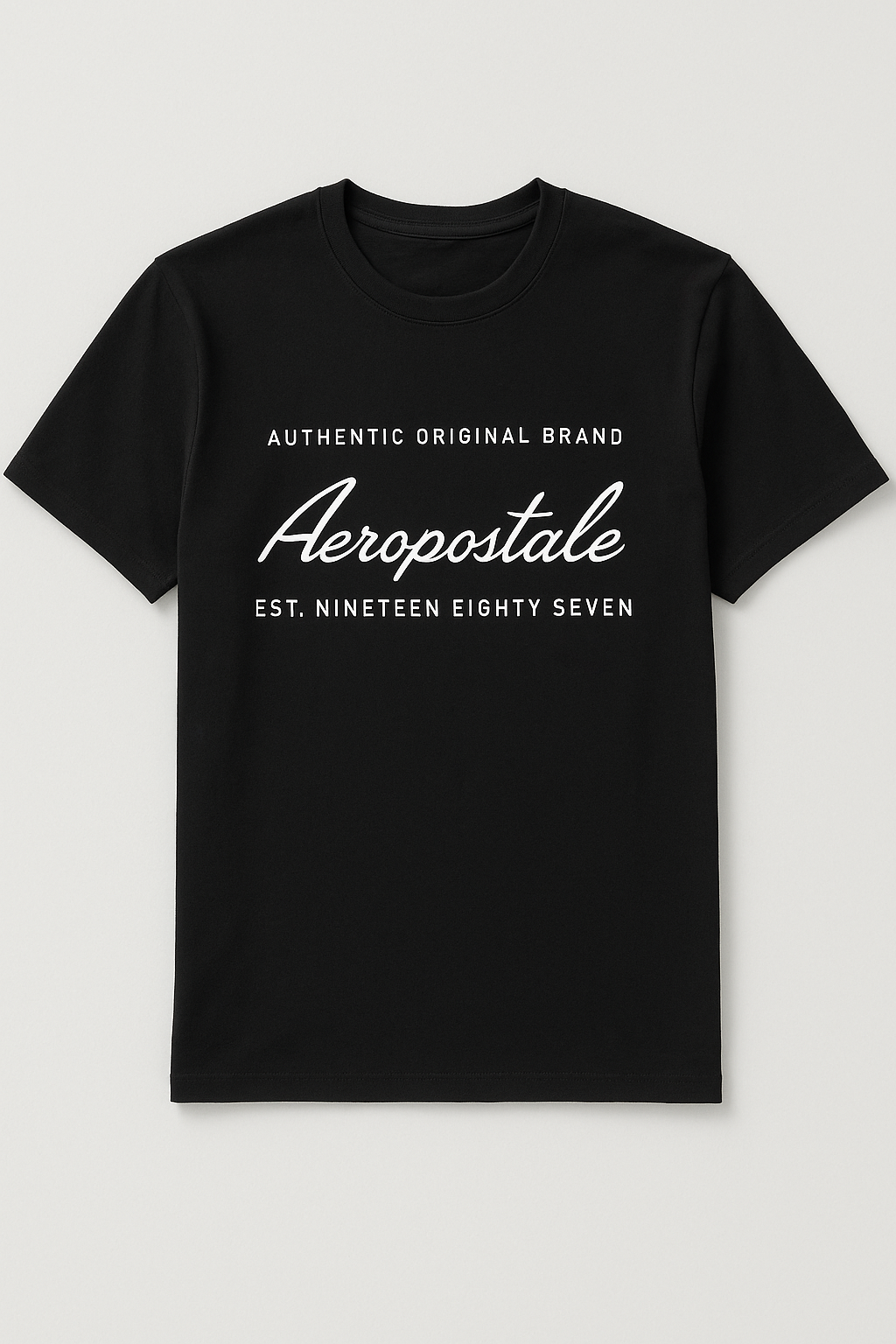 Camiseta Para Hombre Aero Level 1 Graphic Tees Dark Black 6213