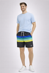 Bermuda Para Hombre Aero Guys Swim Shorts Dark Black 4141