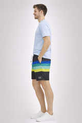 Bermuda Para Hombre Aero Guys Swim Shorts Dark Black 4141